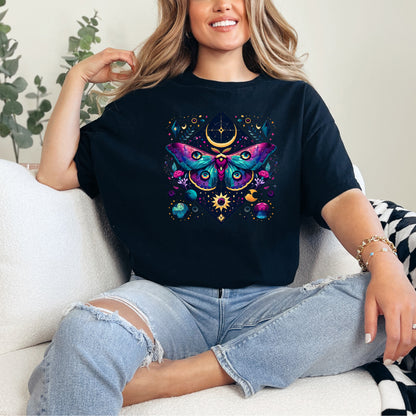 Luna Moth Moon Phases T-Shirt