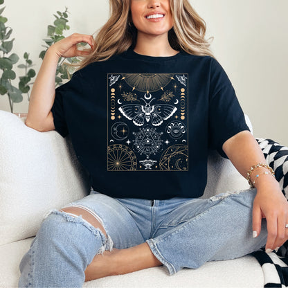 Luna Moth Moon Phases T-Shirt