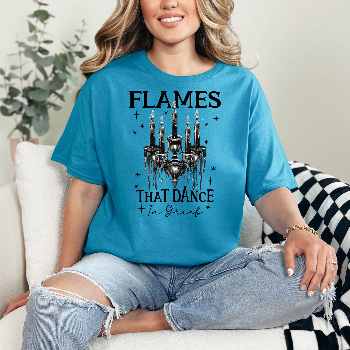 Flames that Dance in Grief Tortured Poets Department T-Shirt Taylor Swift