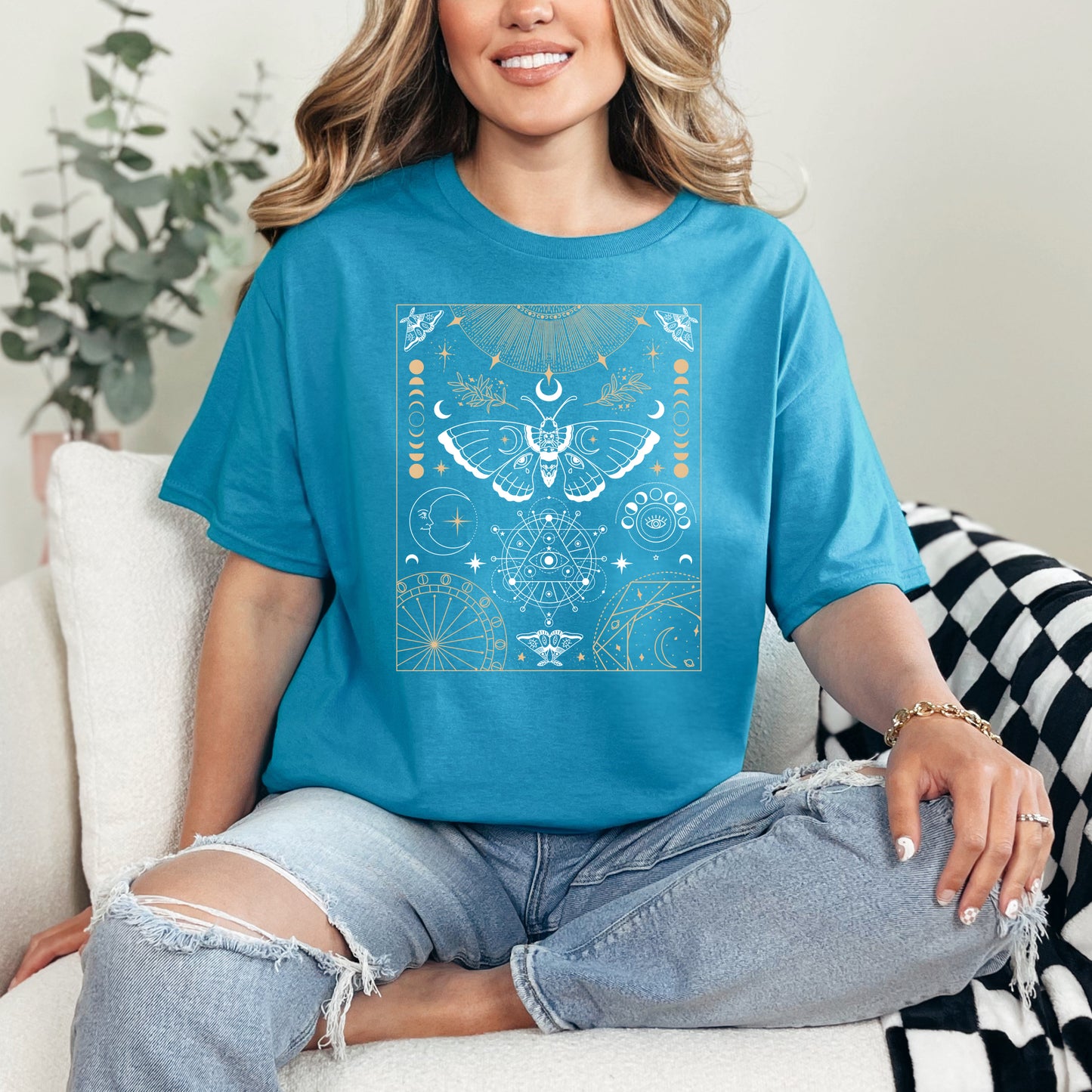 Luna Moth Moon Phases T-Shirt