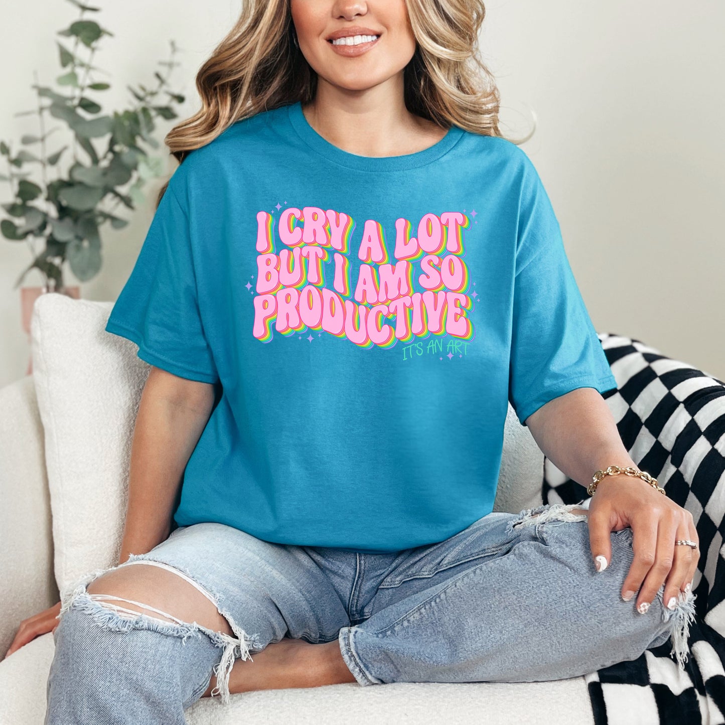 I Cry a lot but I'm so Productive "It's an Art" Taylor Swift T-Shirt