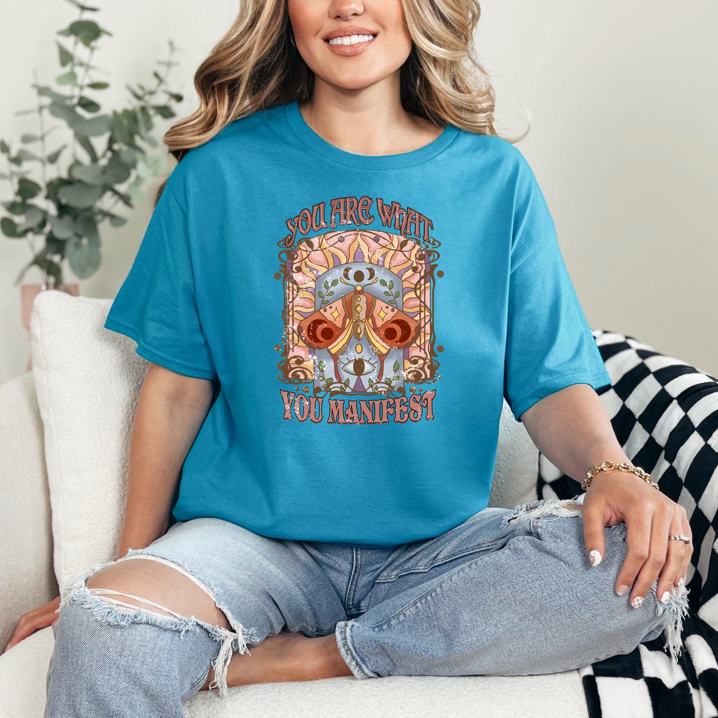 You are what you Manifest Luna Moth T-Shirt