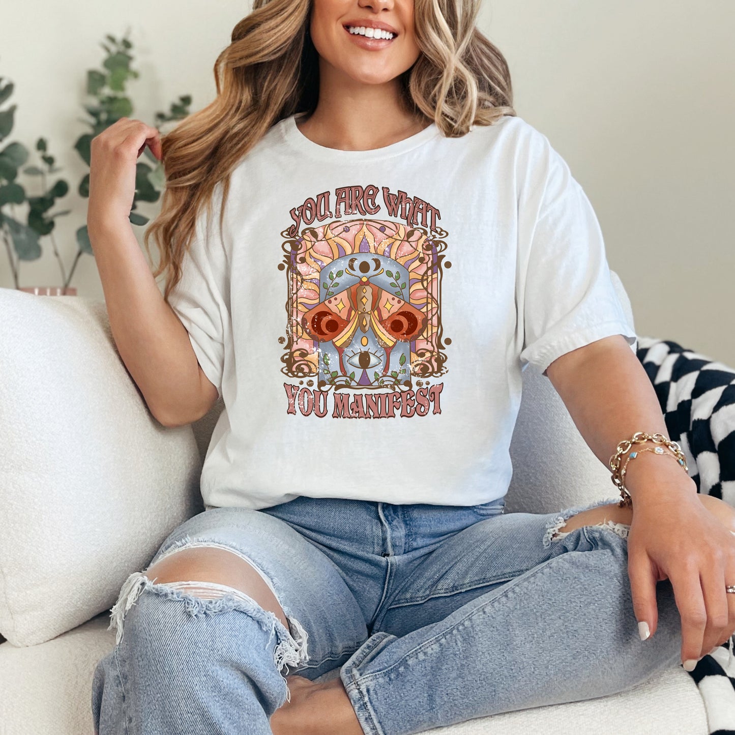 You are what you Manifest Luna Moth T-Shirt