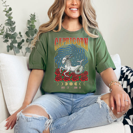 Capricorn Zodiac  graphic T-Shirt