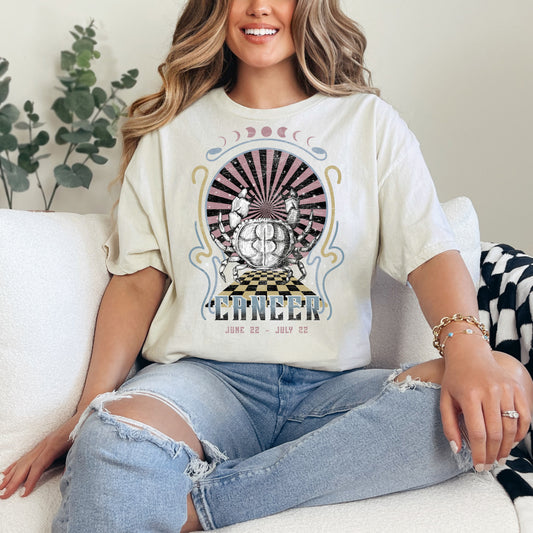 Cancer Zodiac Graphic T-Shirt