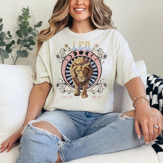 Leo Zodiac Graphic T-Shirt