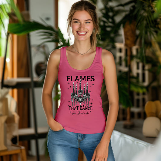 Flames that Dance in Grief Taylor Swift Tortured Poets Department Tank Top