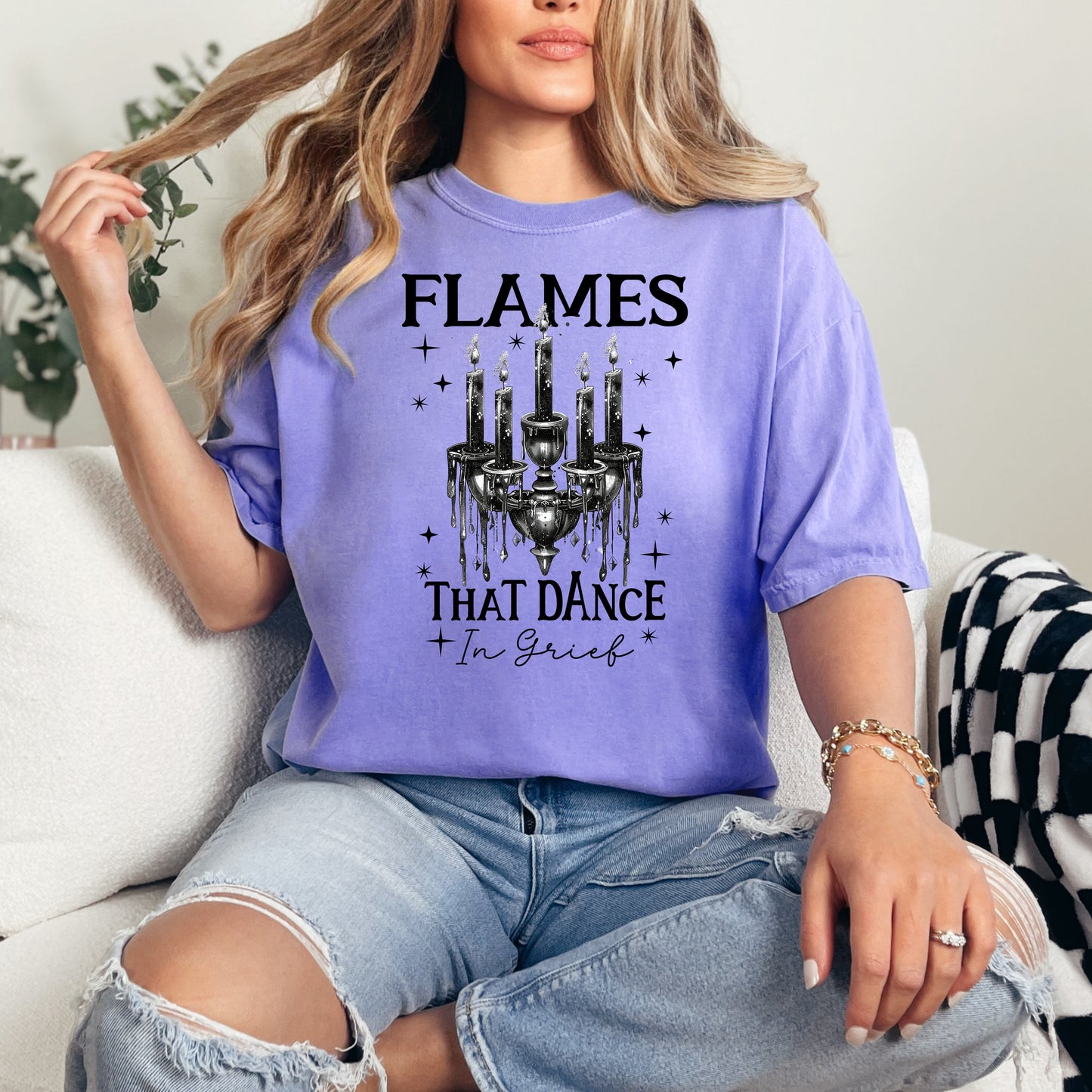 Flames that Dance in Grief Tortured Poets Department T-Shirt Taylor Swift