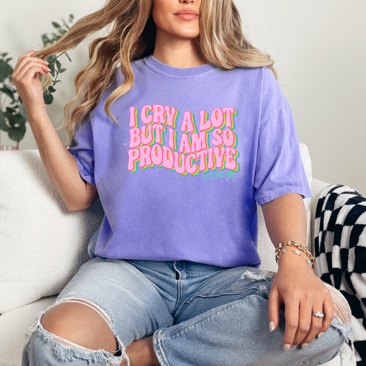 I Cry a lot but I'm so Productive "It's an Art" Taylor Swift T-Shirt